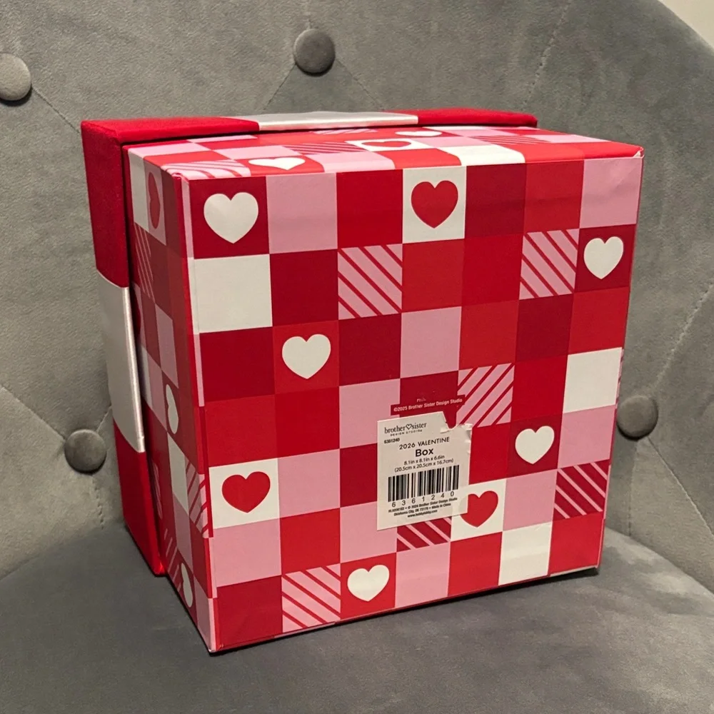 Red and White Gift Box with Bow